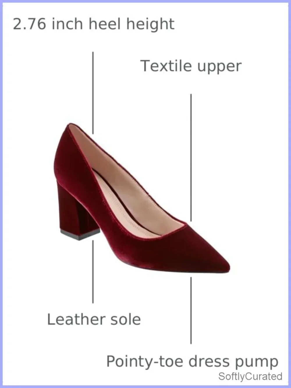 Marc Fisher Ltd Zala Textile Slip-On Block Heel Pointed Toe Pump